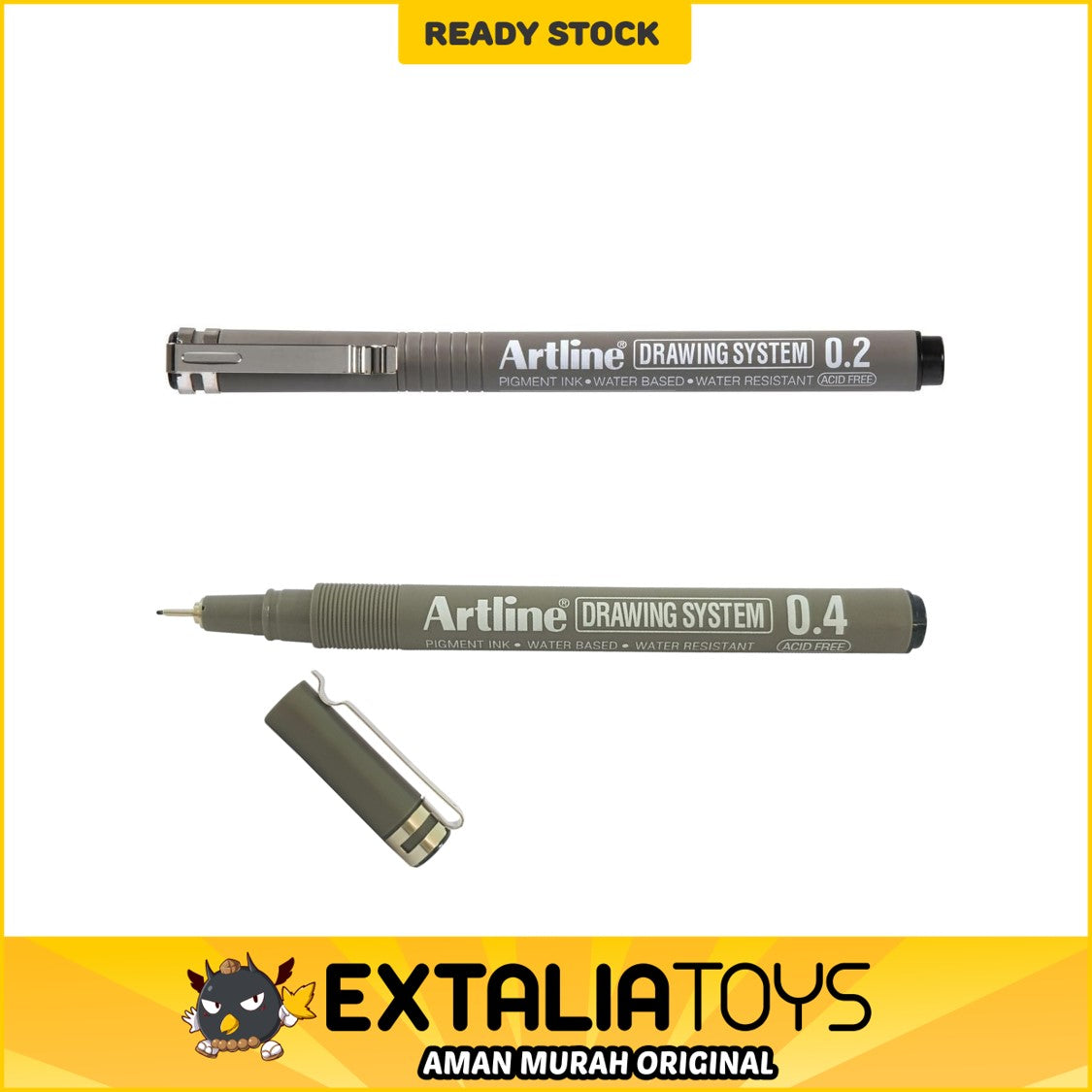 J6062 Artline Pen Lining for Mokit Gunpla 0.2 / 0.4 J6062 Artline Pen Lining for Mokit Gunpla 0.2 / 0.4